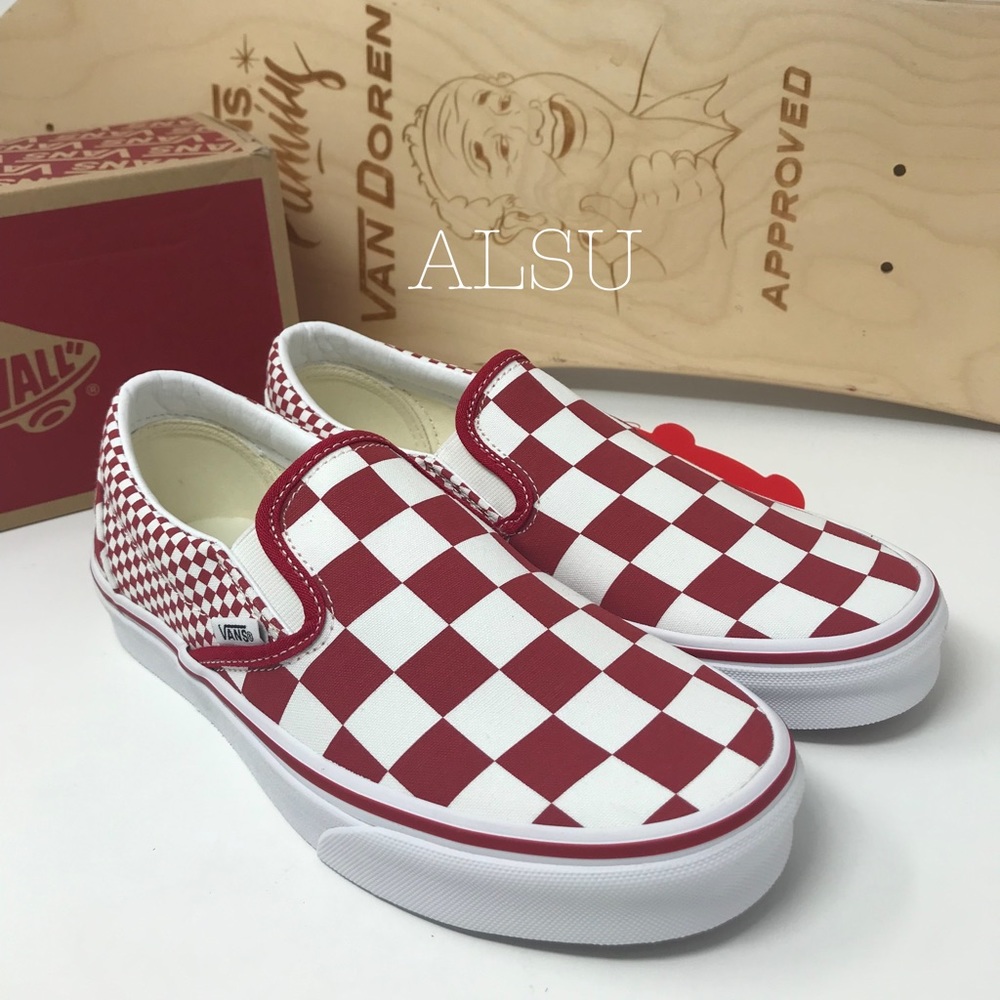VANS Classic Slip On Mix Checker Chill Paper W - Picture 2 of 6